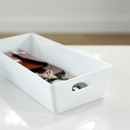 Wham Rectangular 201 Studio Basket - Ice White