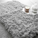 Catherine Lansfield Cuddly Bath Mat - Silver