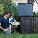 Stewart Garden Deco Composter With Base - Brown