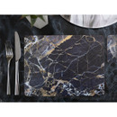 Creative Tops Marble Cork Placemats, Navy - Set of 6