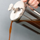 La Cafetire 8-Cup Glass  Stainless Steel Roma Cafetire 1L  Silver