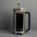 La Cafetire 8-Cup Glass  Stainless Steel Roma Cafetire 1L  Silver