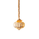 Lumineo Smokey Glass Onion Rope Light Warm White  20cm