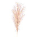 Decorative artificial pampas grass stem featuring blush pink and ivory feathery foliage with integrated warm LED lights, ideal for festive and contemporary home styling.