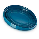 Le Creuset Stoneware Oval Spoon Rest, 16cm - Deep Teal