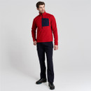 Craghoppers Men's Tarbert Half Zip Fleece - Chilli Red