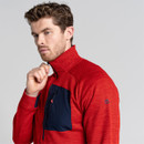 Craghoppers Men's Tarbert Half Zip Fleece - Chilli Red