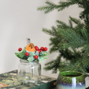 Robin Foliage Pick on a white background