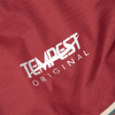 A close up view of the Tempest branding.