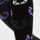 Storm Bloc Children's Long Horseshoe Print Socks, 2 Pack - Charcoal/Black