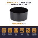 Precision Plus Non-Stick Loose Base Deep Cake Tin - 25cm