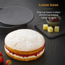 Precision Plus Non-Stick Loose Base Sandwich Tin - 20cm