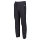 Grey outdoor hiking trousers with multiple zipper pockets, displayed against a plain white background, conveying a practical and sporty style.