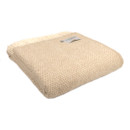 Tweedmill Beehive Throw - Oatmeal, 150cm x 183cm