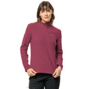 Jack Wolfskin Women's Taunus Half Zip Fleece - Sangria Red