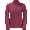 Jack Wolfskin Women's Taunus Half Zip Fleece - Sangria Red