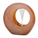 Lumineo LED Circular Water Feature, Rust - 72cm