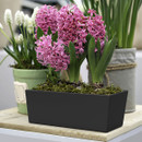 Tierra Verde Sonata Trough Planter, Slate - 10cm