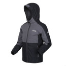 Regatta Children's Beamz III Jacket - Black/Seal Grey