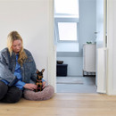 DogSpace Marley Retractable Heavy Duty Pet Guard - 55cm-92cm