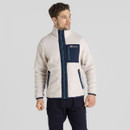 Craghoppers Men's Eccles Full Zip Fleece Jacket - Ecru Craghoppers Men's Eccles Full Zip Fleece Jacket - Ecru