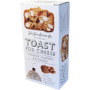 The Fine Cheese Co. Toast for Cheese crackers with cherries, almonds and linseeds in a white and pale blue box.