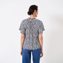 Crew Clothing Women's Ada Top - Navy/White