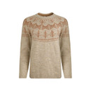 Weird Fish Women's Asteria Eco Fair Isle Jumper - Chalk