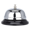 A silver service bell