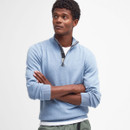 Barbour Men's Half Zip Jumper - Dark Chambray