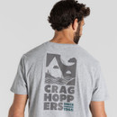 Craghoppers Men's Lucent Short Sleeved T-Shirt - Soft Grey Marl Landscape