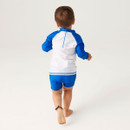 Regatta Children's Animal Rash Suit - Bubbles The Shark (Hawaiian Blue)