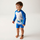 Regatta Children's Animal Rash Suit - Bubbles The Shark (Hawaiian Blue)