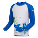 Regatta Children's Animal Rash Suit - Bubbles The Shark (Hawaiian Blue)