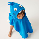 Regatta Children's Animal Towel Robe - Bubbles The Shark (Hawaiian Blue)