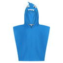 Regatta Children's Animal Towel Robe - Bubbles The Shark (Hawaiian Blue)