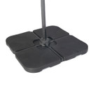 Royce 4-Piece Cantilever Parasol Base - 100kg