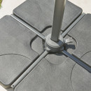 Royce 4-Piece Cantilever Parasol Base - 100kg