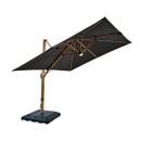 Hartman Seychelles Cantilever Square Bluetooth Parasol, 3m - Dark Grey