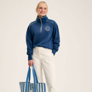 Joules Women's Racquet Half-Zip Fleece - Ink Blue