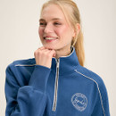 Joules Women's Racquet Half-Zip Fleece - Ink Blue