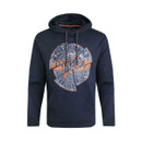 Weird Fish Men's Bryant Graphic Hoodie - Dark Navy
