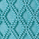 Close up of the Duck Egg Drift Home Alda Outdoor Cushion