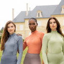 LeMieux Women's Quarter Zip Base Layer - Jay Blue