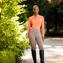 LeMieux Womens  Zip Base Layer - Apricot