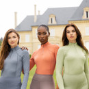 LeMieux Womens  Zip Base Layer - Apricot