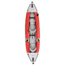 Top view of Intex Excursion Pro K2 inflatable fishing kayak with two seats
