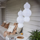 Lumineo Solar Powered Stacked Round Lantern