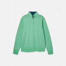 Joules Men's Alistair Quarter Zip Sweatshirt - Soft Green