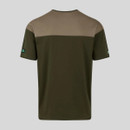 The back of a green Ridgeline t-shirt.
